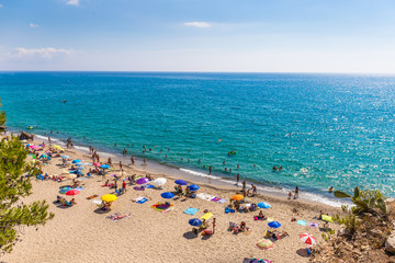 Summer at Spain seaside, Costa dorada