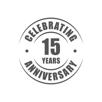 15 Years Celebrating Anniversary Logo