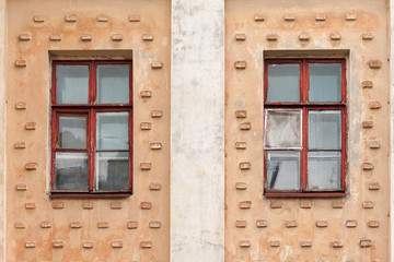 Windows of old the house