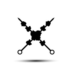 shish kebabs on skewers