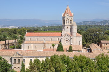 Fototapeta na wymiar Monastery of the Lerins Abbey France