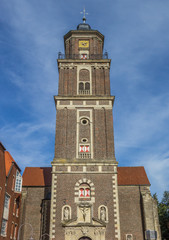 Fototapeta na wymiar Tower of the St. Lambert church in Coesfeld