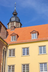 Fototapeta na wymiar Colorful old buildings in the center of Coesfeld