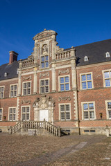 Decorated facade of the baroque castle in Ahaus