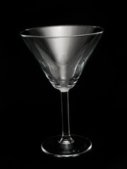 Empty Martini Glass