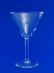Empty Martini Glass