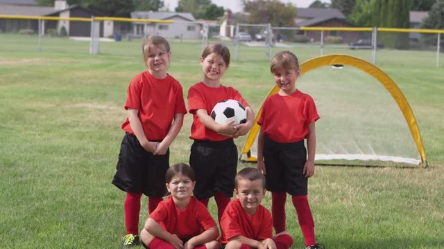 Children soccer team