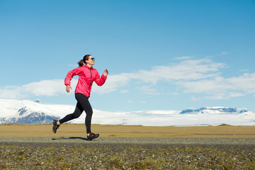 Woman running