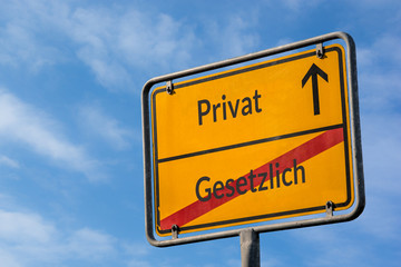 Schild 112 - Privat