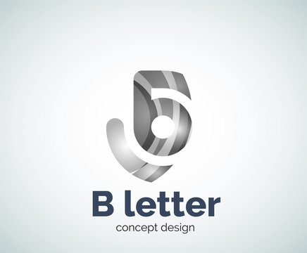 Vector letter concept logo template