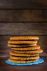 Traditional Dutch waffles