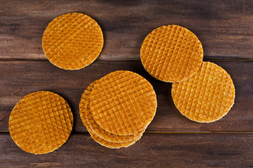 Traditional Dutch waffles