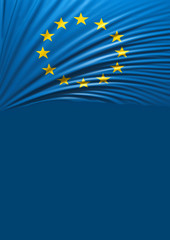 Flag EU Render, European Flag (3D Render)