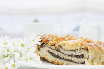 Frischer Mohnkuchen