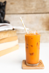 Thai iced tea.