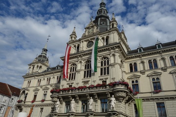 Fototapeta na wymiar Rathaus von Graz