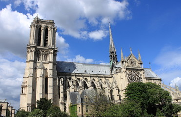 Fototapeta na wymiar Notre Dame Cathedral. Paris, France