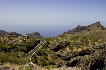 Tenerife island landscape near Masca village