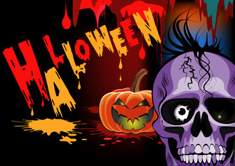 Halloween party, poster
