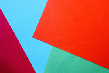 Material design on colorful papers
