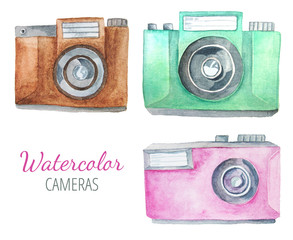 Watercolor photo camera