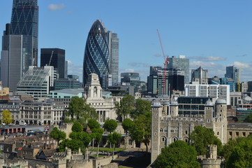 Fototapeta na wymiar city of london panorama