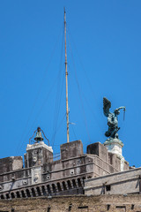 Castle of the Holy Angel (Saint Angelo Castle). Rome. Italy.