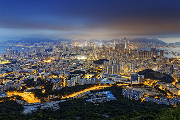 Fototapeta premium Residential building in Hong Kong