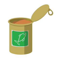 Pet cans icon , Vector flat design.