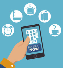 best hotel set services icons vector illustration design