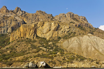 Mountain reserve on the shore of the Black sea.