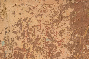 Selbstklebende Fototapete Alte schmutzige strukturierte Wand Nahaufnahme einer alten bemalten Wand