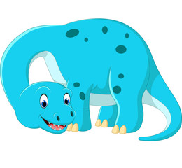 Fototapeta premium Cute brontosaurus cartoon