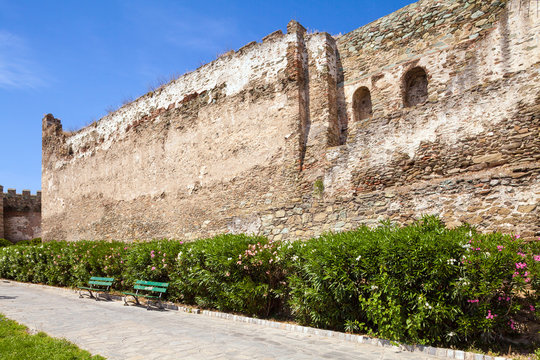 Section of the ancient Walls of Thessaloniki