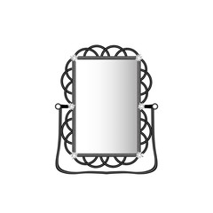Vector illustration of a mirror