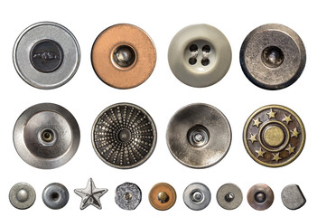 Various sewing buttons