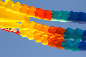 Abstract elements of kite for background