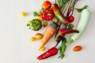 Овощи в ассортименте.