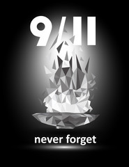 9/11 Patriot Day, September 11, 2001. Never Forget.