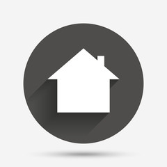 Home sign icon. Main page button. Navigation