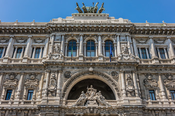Fototapeta na wymiar Palace of Justice (Corte Suprema di Cassazione, 1888). Rome.