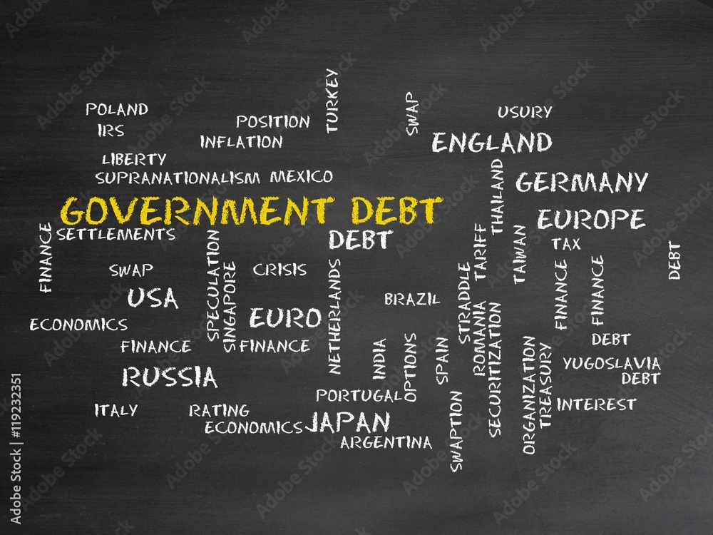 Canvas Prints government debt