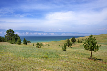 Fototapeta premium Baikal Lake Landscape, Russian Federation