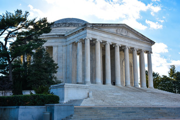 View of Thomas Jefferson Memorial. Washington DC, USA.