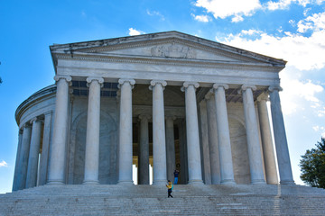 Naklejka premium View of Thomas Jefferson Memorial. Washington DC, USA.