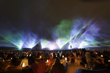 Flammende Sterne in Ostfildern - Lasershow