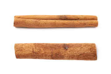 Cinnamon stick isolated