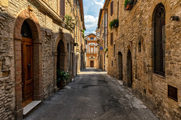 Fototapeta premium Bevagna (Umbria) Kościół Santa Margherita