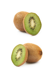 Ripe kiwi fruit isolated