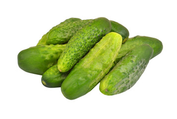 Green cucumber gherkin